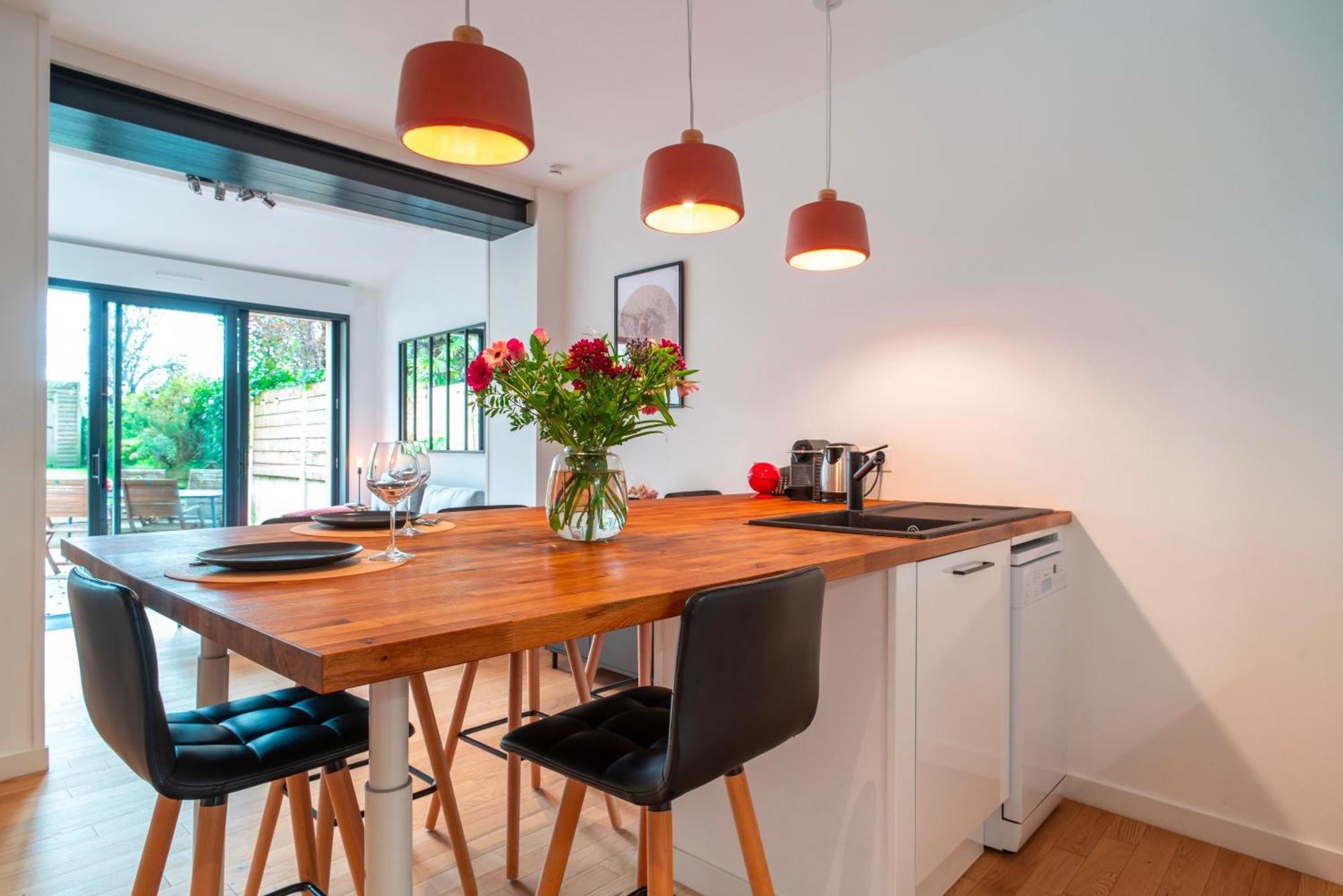 ואנה Escale Jardin - Joli Apt Proche Gare Avec Jardin מראה חיצוני תמונה