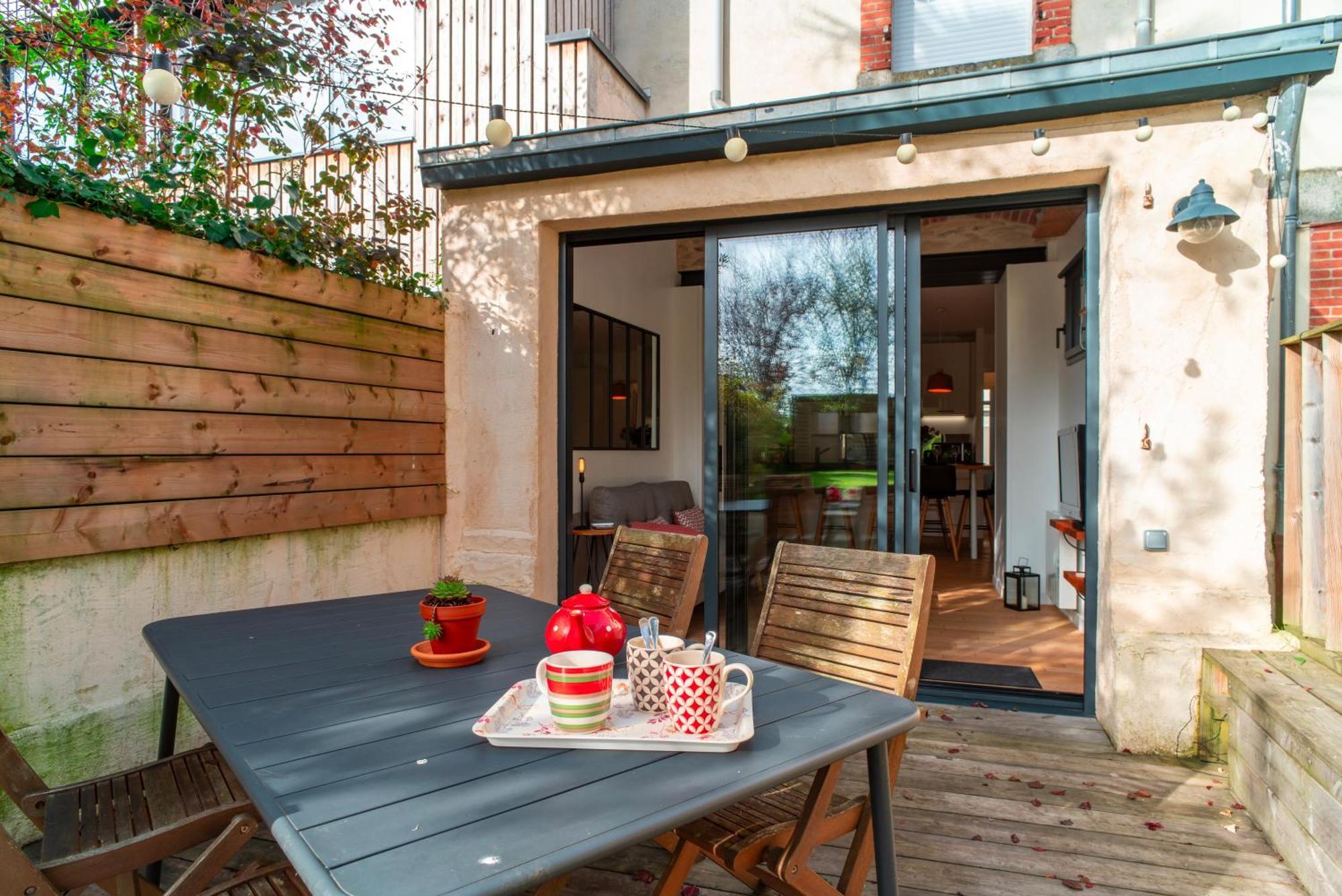ואנה Escale Jardin - Joli Apt Proche Gare Avec Jardin מראה חיצוני תמונה